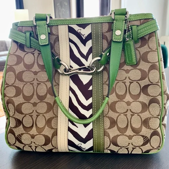 Coach canvas handbags hotsell